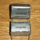 Kondensator 2,2 uF 250 V 10 % miniprint ( Rifa )